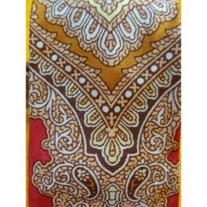 1960's / 1970's VINTAGE SEARS ~ MENS SKINNY ~ DRESS SHIRT TIE ~ PAISLEY ~ 52"